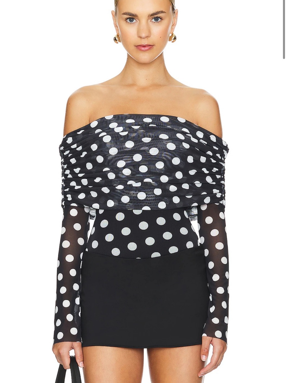 NWOT Revolve AFRM Maxine Bodysuit Polka Dot